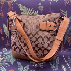 Vintage Coach SoHo Jacquard Shoulder Bag